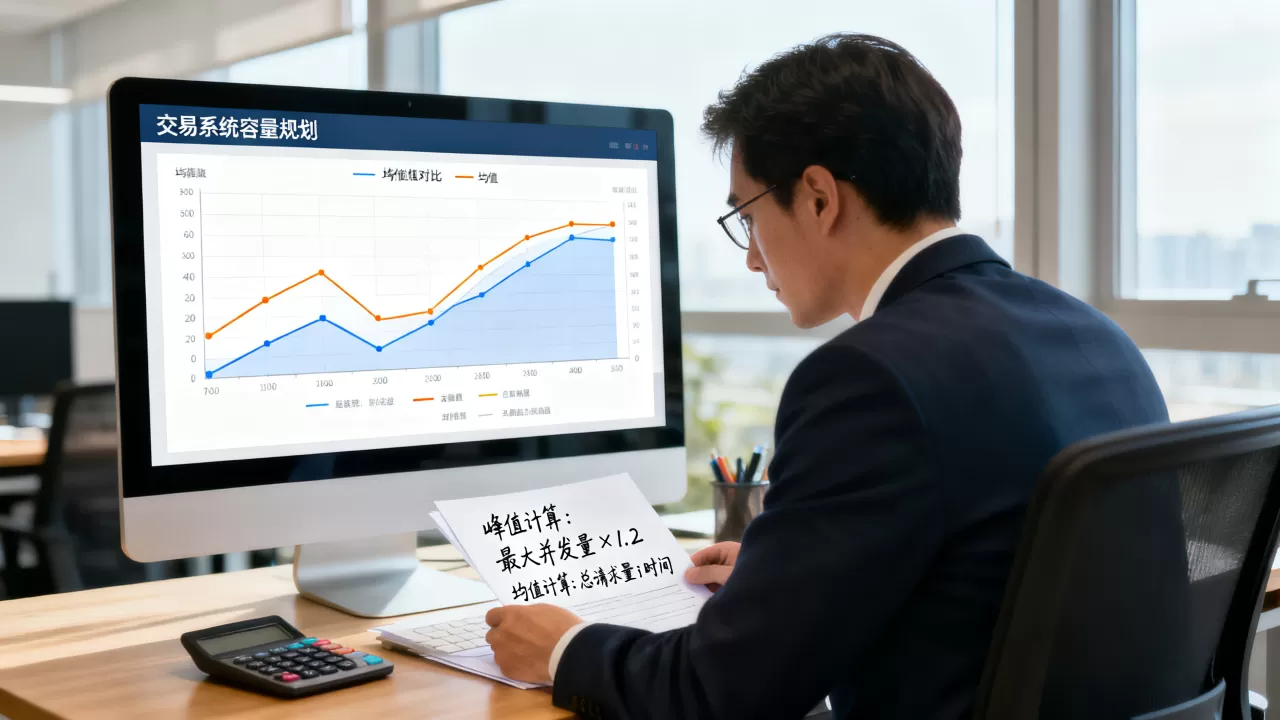 交易系统容量规划中的峰值和均值有何区别,如何计算? 交易系统容量规划中的峰值和均值有何区别,如何计算?