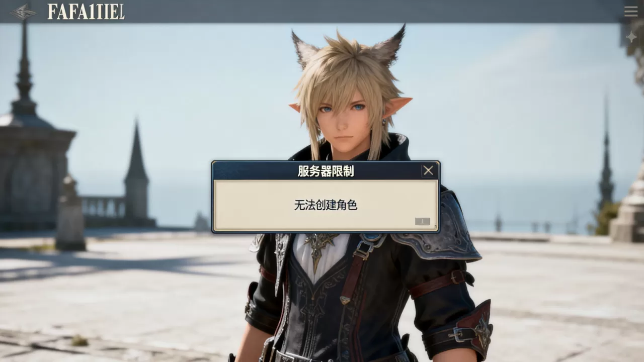 FF14服务器限制建角色如何解决,为什么无法创建角色 FF14服务器限制建角色如何解决,为什么无法创建角色