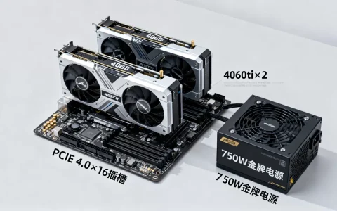 两张4060ti组服务器怎么搭配,性价比最高方案？