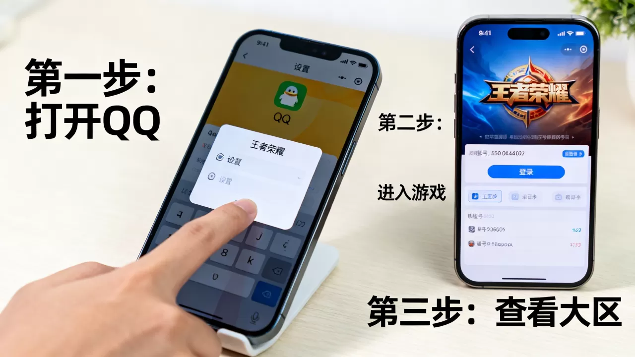 怎么查王者荣耀QQ账号在哪个服务器,如何查账号所在大区? 怎么查王者荣耀QQ账号在哪个服务器,如何查账号所在大区?