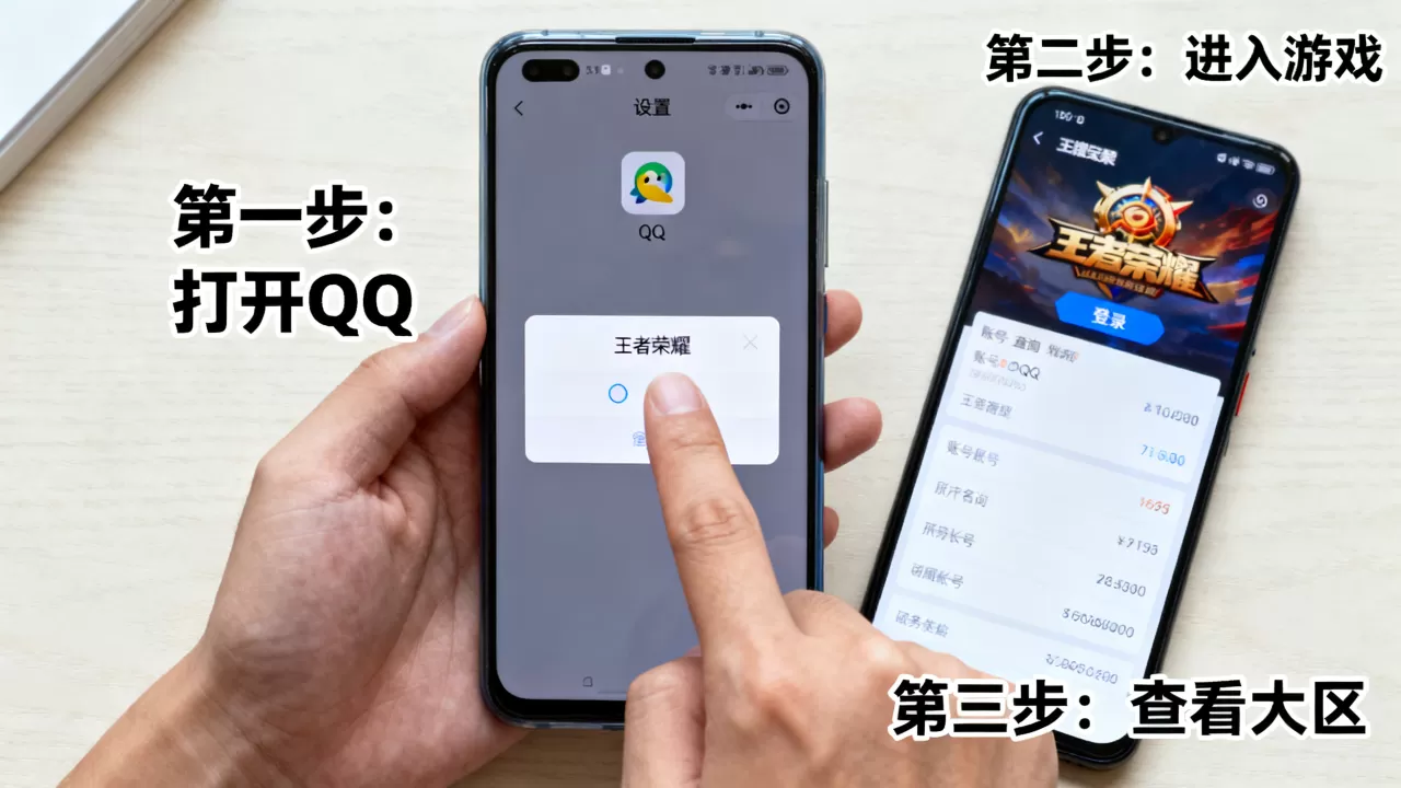 怎么查王者荣耀QQ账号在哪个服务器,如何查账号所在大区? 怎么查王者荣耀QQ账号在哪个服务器,如何查账号所在大区?