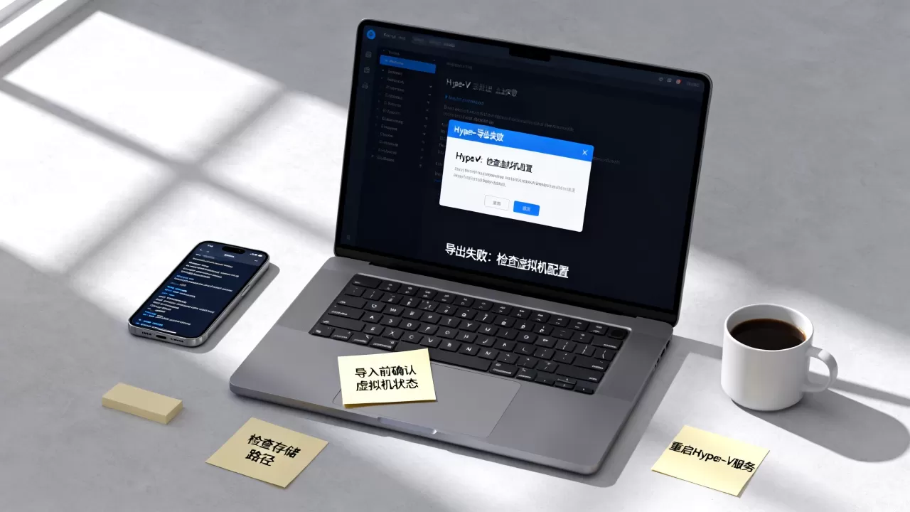 Hyper-V导出失败怎么办,虚拟机导出后无法导入怎么解决 Hyper-V导出失败怎么办,虚拟机导出后无法导入怎么解决