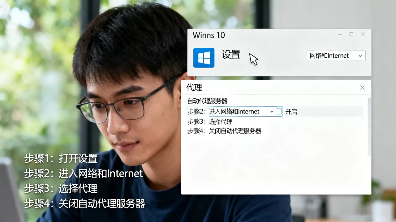 win10怎么把自动代理服务器关闭,在哪里设置 win10怎么把自动代理服务器关闭,在哪里设置
