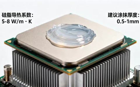 服务器cpu硅脂导热系数是多少，涂多厚合适？