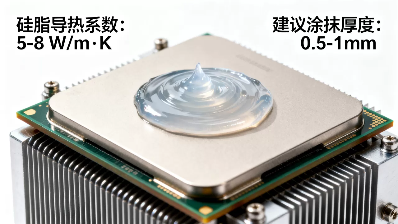 服务器cpu硅脂导热系数是多少,涂多厚合适? 服务器cpu硅脂导热系数是多少,涂多厚合适?