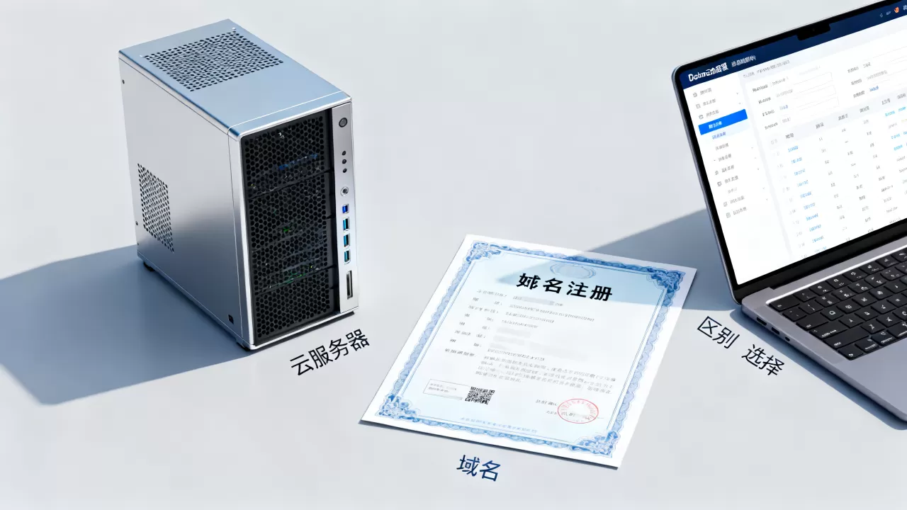 云服务器和域名到底有什么区别,怎么选好? 云服务器和域名到底有什么区别,怎么选好?