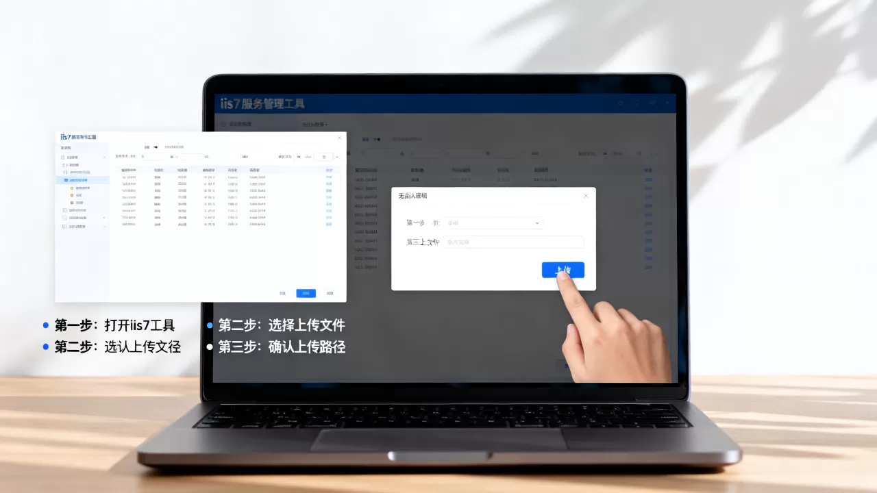 iis7服务器管理工具怎么上传,具体步骤是什么 iis7服务器管理工具怎么上传,具体步骤是什么