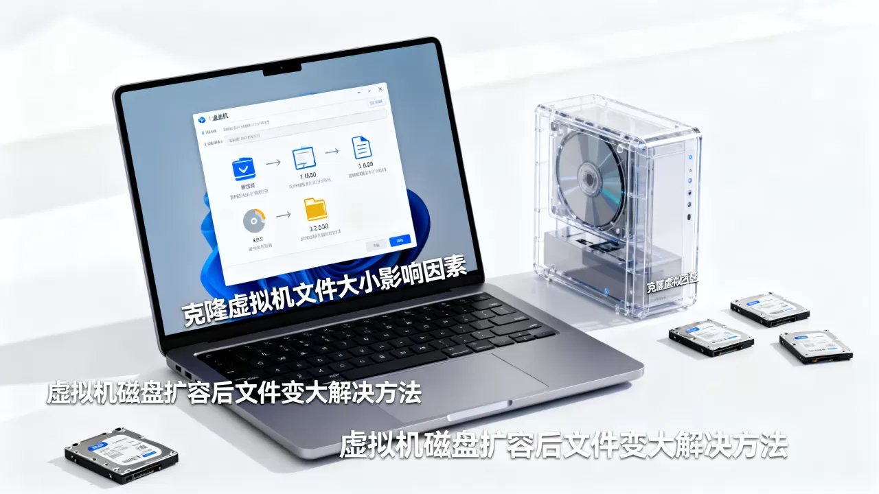 克隆虚拟机文件大小受哪些因素影响？虚拟机磁盘扩容后文件变大怎么办？