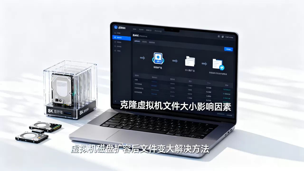 克隆虚拟机文件大小受哪些因素影响？虚拟机磁盘扩容后文件变大怎么办？