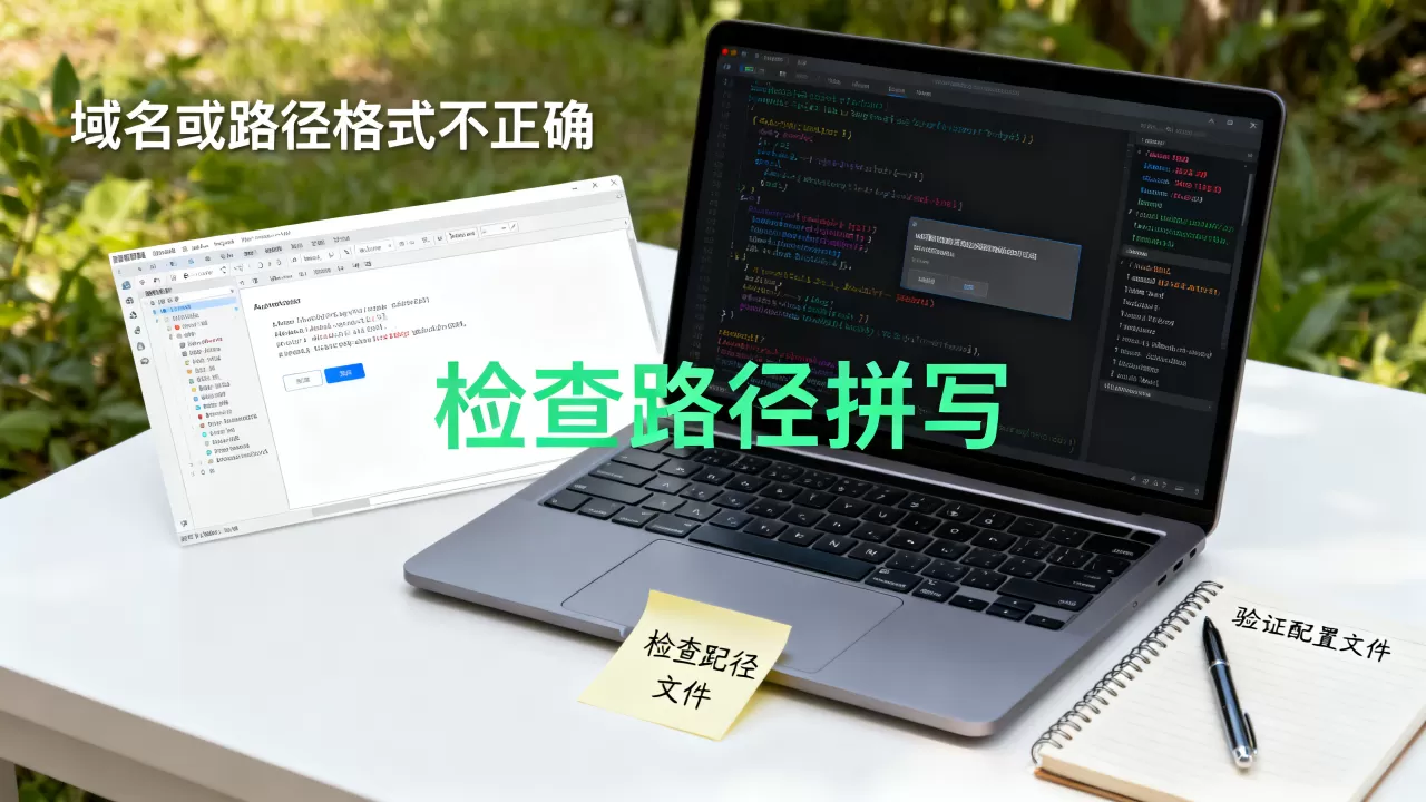 域名或路径格式不正确怎么办,如何快速排查修复? 域名或路径格式不正确怎么办,如何快速排查修复?