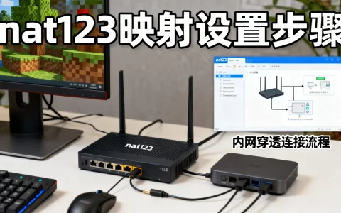 我的世界服务器怎么用nat123映射，内网穿透怎么设置？