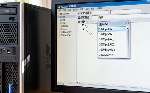 win2008r2服务器网卡速率怎么改，网卡速率怎么设置