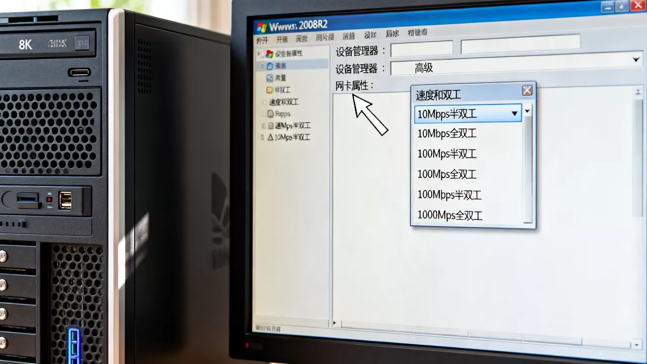 win2008r2服务器网卡速率怎么改,网卡速率怎么设置 win2008r2服务器网卡速率怎么改,网卡速率怎么设置
