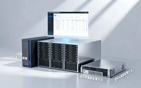 虚拟机HA高可用原理是什么？虚拟化集群配置方法有哪些？
