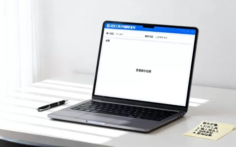 站长工具域名解析查询怎么用？新手必看步骤详解，域名解析查询怎么操作？