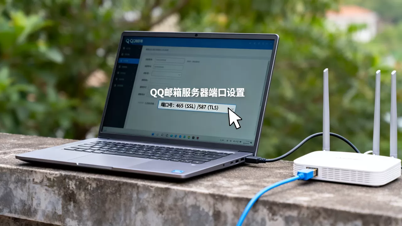电脑怎样连接QQ邮箱服务器端口?,端口号怎么填? 电脑怎样连接QQ邮箱服务器端口?,端口号怎么填?