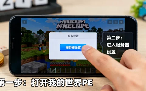 我的世界PE服务器怎么改密码,具体步骤是什么