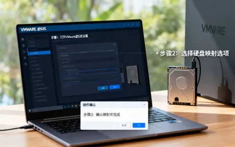 虚拟机如何映射硬盘？VMware虚拟机硬盘映射步骤是什么？