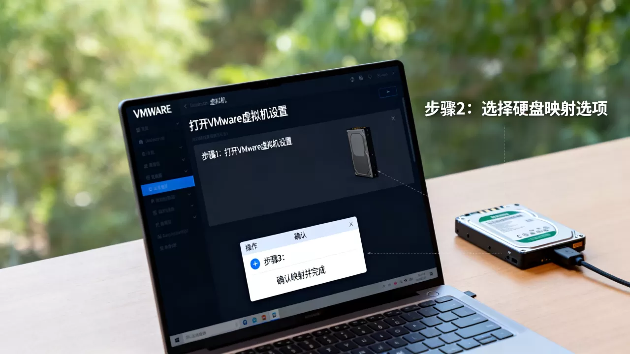 虚拟机如何映射硬盘?VMware虚拟机硬盘映射步骤是什么? 虚拟机如何映射硬盘?VMware虚拟机硬盘映射步骤是什么?