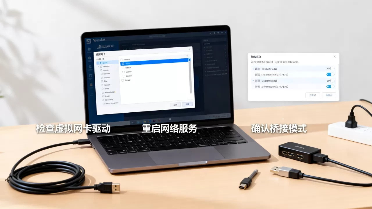 安装虚拟机后虚拟网卡没显示或无法上网怎么办?虚拟机网络连接失败修复方法 安装虚拟机后虚拟网卡没显示或无法上网怎么办?虚拟机网络连接失败修复方法