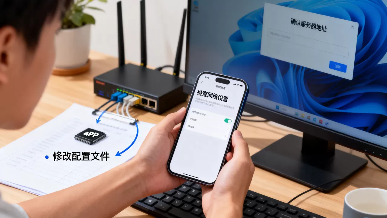 客户端apk如何修改才能连接服务器,连接不上怎么办 客户端apk如何修改才能连接服务器,连接不上怎么办