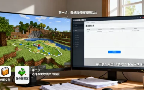 我的世界怎么把原有地图存进服务器，怎么操作？