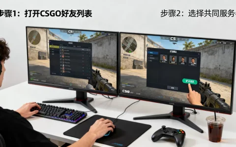 CSGO怎么和好友在同一个服务器玩，有什么方法？