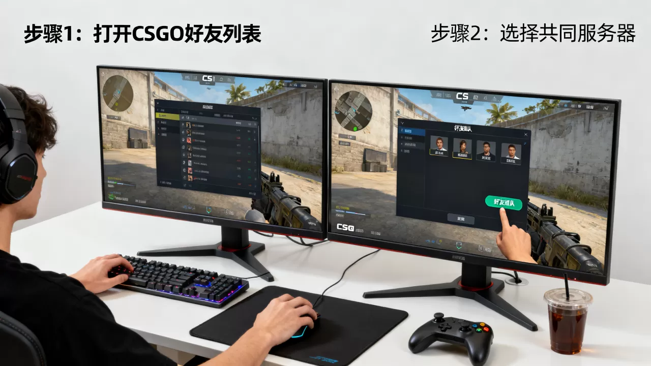 CSGO怎么和好友在同一个服务器玩,有什么方法? CSGO怎么和好友在同一个服务器玩,有什么方法?