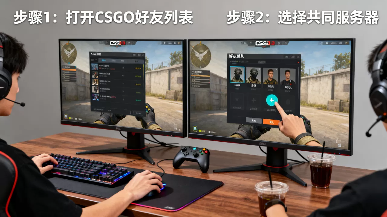 CSGO怎么和好友在同一个服务器玩,有什么方法? CSGO怎么和好友在同一个服务器玩,有什么方法?