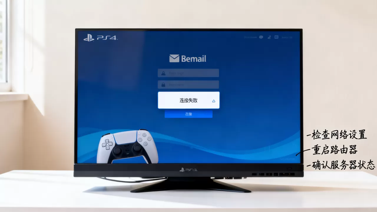 PS4邮箱登录不上服务器怎么办,为什么总是连接失败? PS4邮箱登录不上服务器怎么办,为什么总是连接失败?