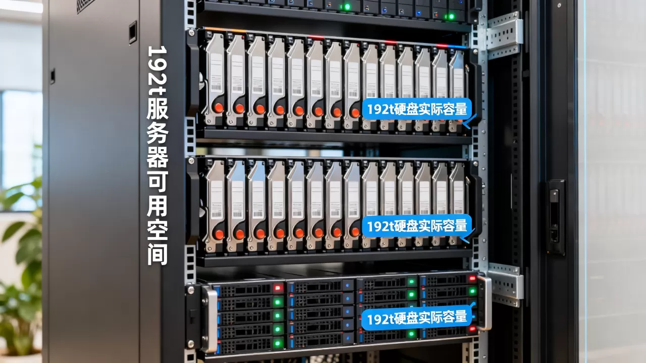192t服务器可用空间多少,192t硬盘实际容量是多少? 192t服务器可用空间多少,192t硬盘实际容量是多少?