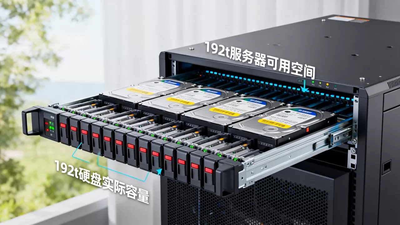 192t服务器可用空间多少,192t硬盘实际容量是多少? 192t服务器可用空间多少,192t硬盘实际容量是多少?