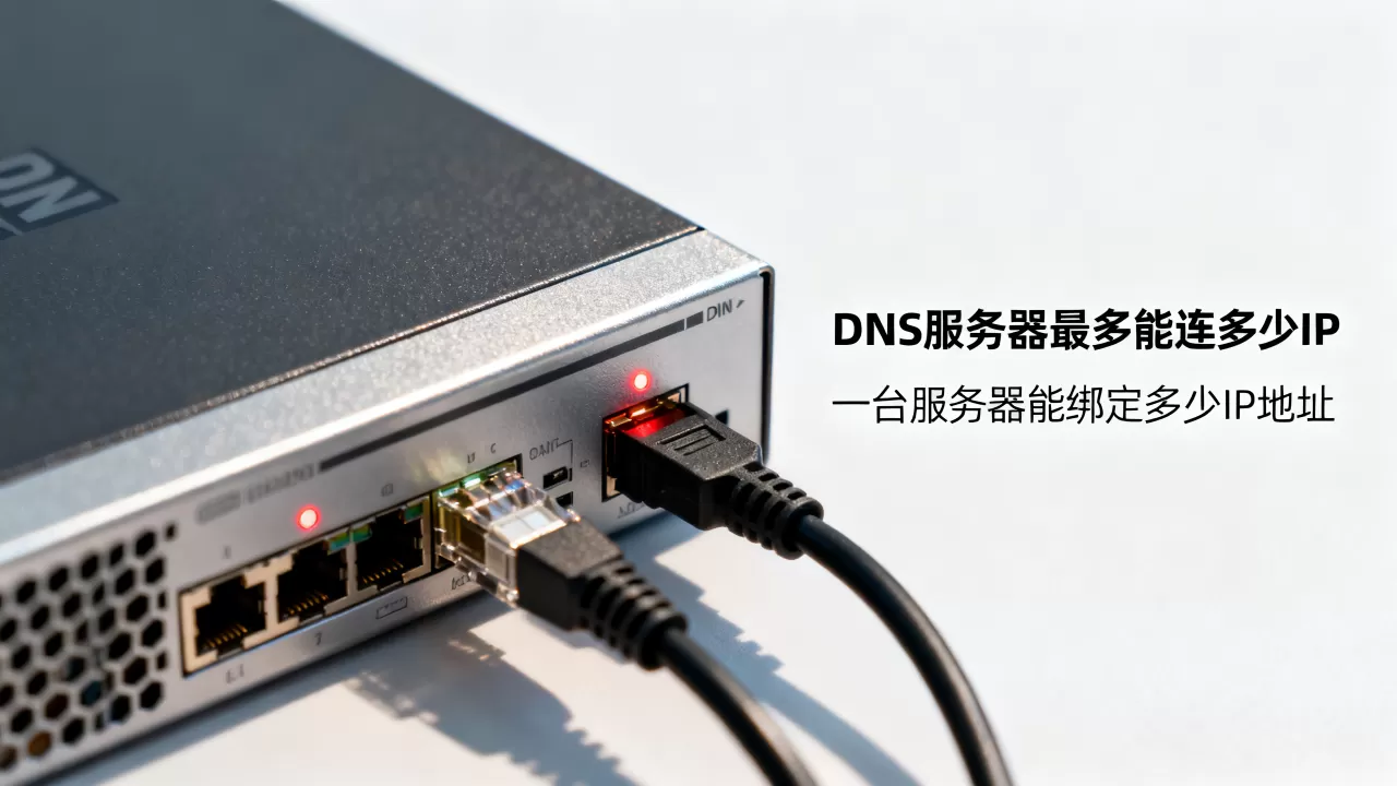 DNS服务器最多能连多少IP,一台服务器能绑定多少IP地址? DNS服务器最多能连多少IP,一台服务器能绑定多少IP地址?