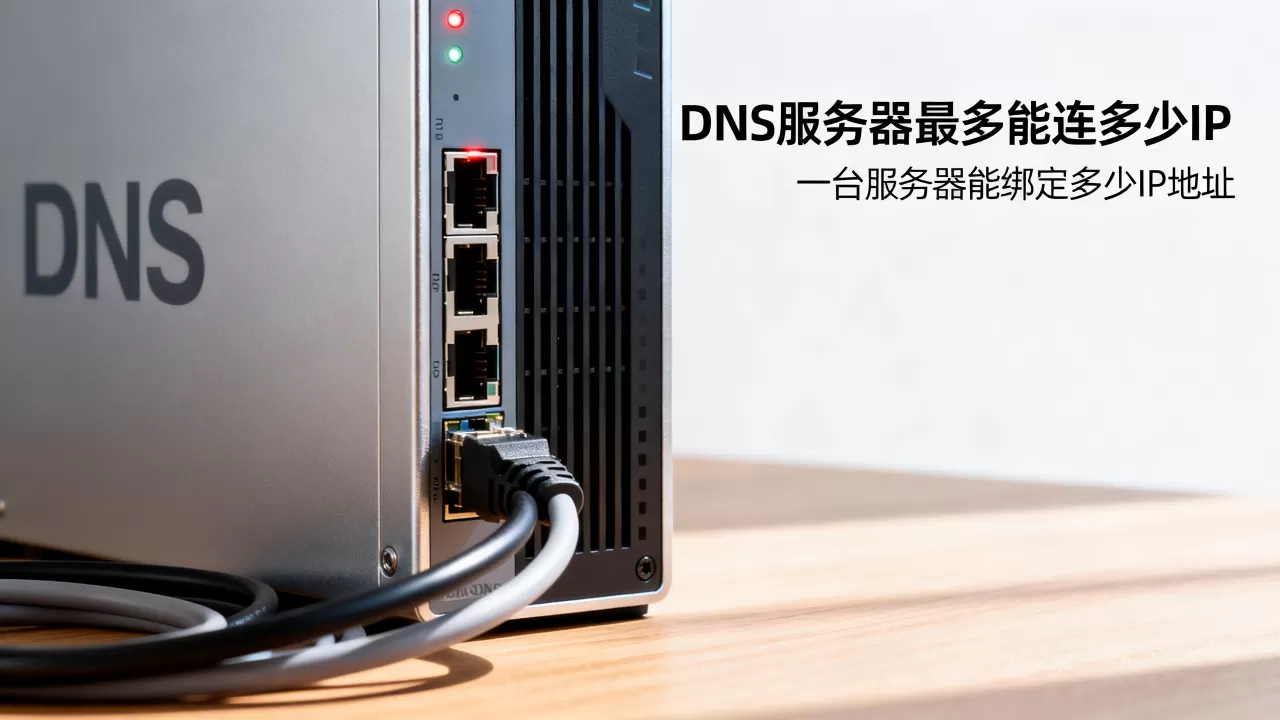 DNS服务器最多能连多少IP,一台服务器能绑定多少IP地址? DNS服务器最多能连多少IP,一台服务器能绑定多少IP地址?