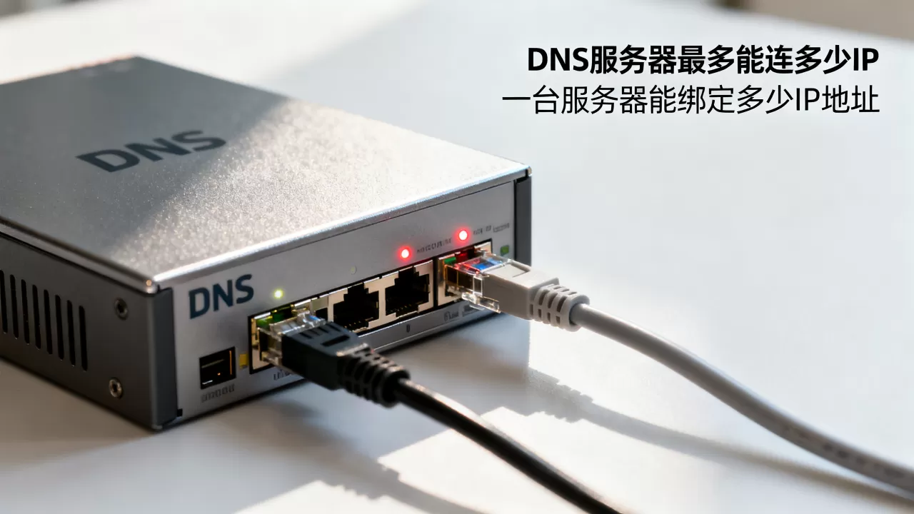 DNS服务器最多能连多少IP,一台服务器能绑定多少IP地址? DNS服务器最多能连多少IP,一台服务器能绑定多少IP地址?