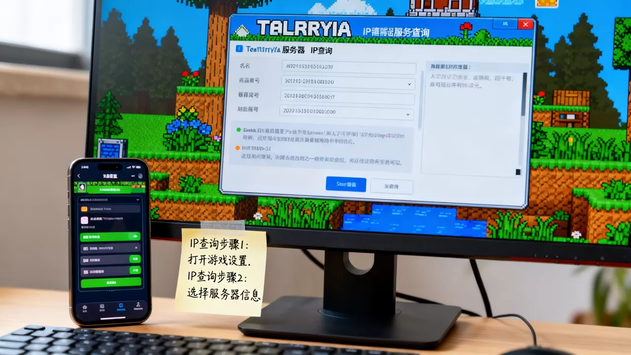 泰拉瑞娅服务器IP地址怎么看,IP查询方法有哪些? 泰拉瑞娅服务器IP地址怎么看,IP查询方法有哪些?