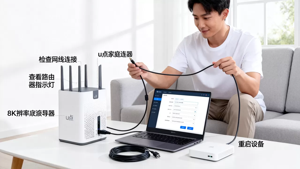 u点家庭服务器连不上网什么原因,网络连接故障排查方法有哪些? u点家庭服务器连不上网什么原因,网络连接故障排查方法有哪些?