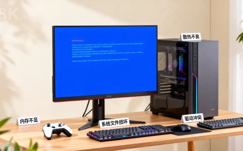cf一进服务器就蓝屏是什么原因，怎么解决？