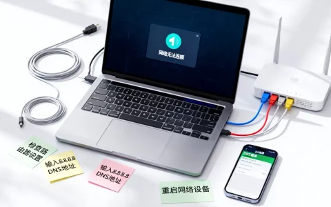 网络无法连接DNS主服务器失败怎么解决,DNS错误如何修复