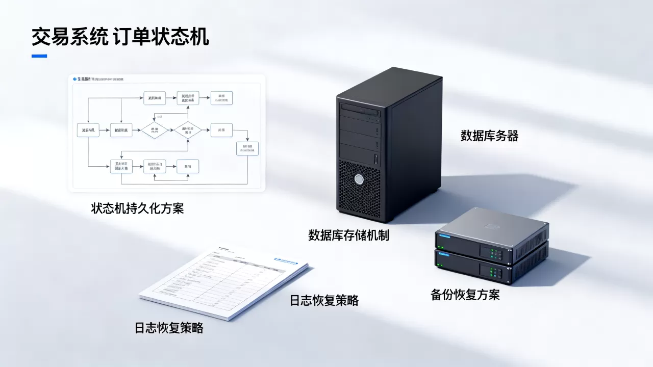 交易系统订单状态机如何持久化与恢复,有哪些常见方案? 交易系统订单状态机如何持久化与恢复,有哪些常见方案?