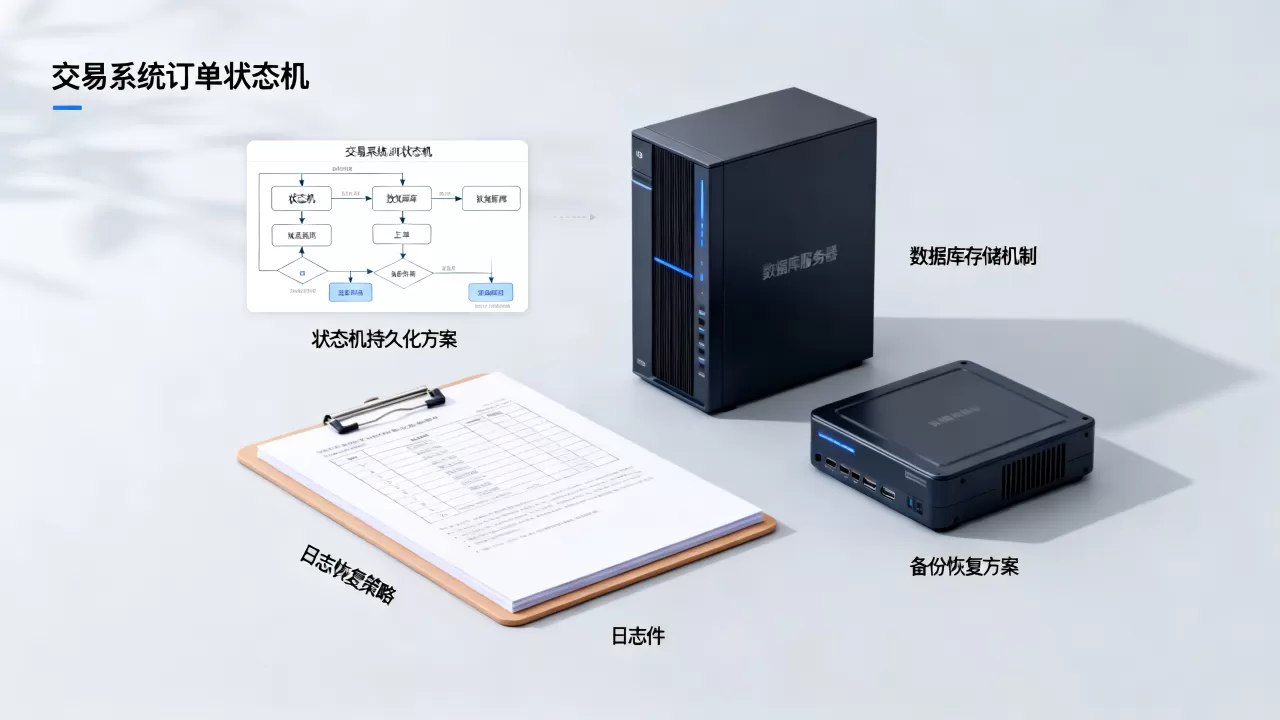 交易系统订单状态机如何持久化与恢复,有哪些常见方案? 交易系统订单状态机如何持久化与恢复,有哪些常见方案?