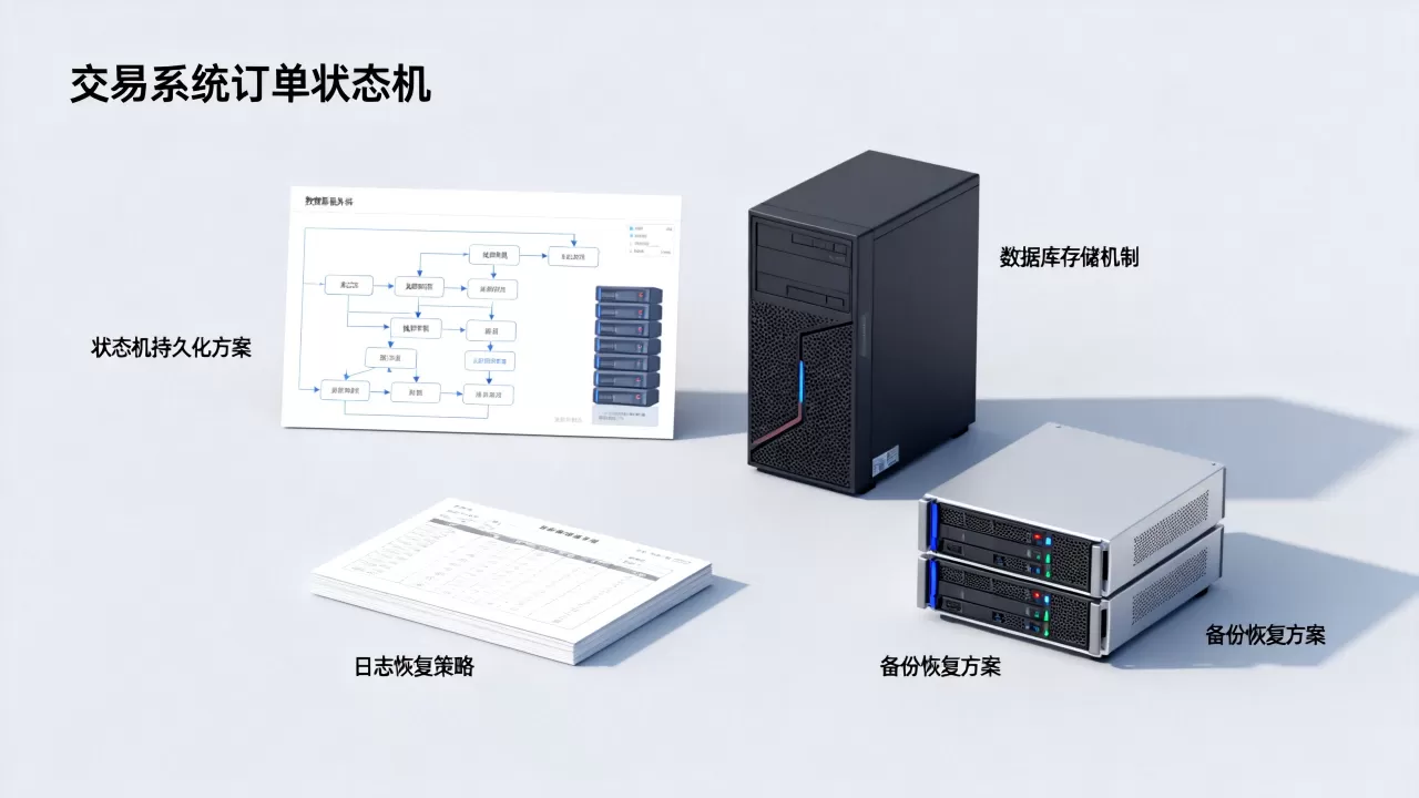 交易系统订单状态机如何持久化与恢复,有哪些常见方案? 交易系统订单状态机如何持久化与恢复,有哪些常见方案?