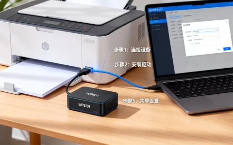 WPS101打印服务器怎么弄？,打印机共享设置步骤详解