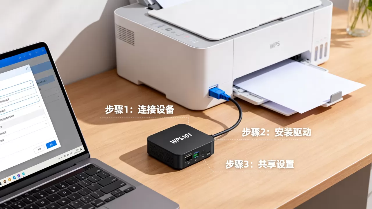 WPS101打印服务器怎么弄?,打印机共享设置步骤详解 WPS101打印服务器怎么弄?,打印机共享设置步骤详解