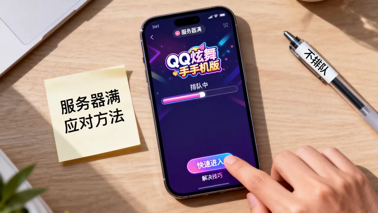 QQ炫舞手机版服务器满了怎么办,怎么快速进入游戏不排队? QQ炫舞手机版服务器满了怎么办,怎么快速进入游戏不排队?