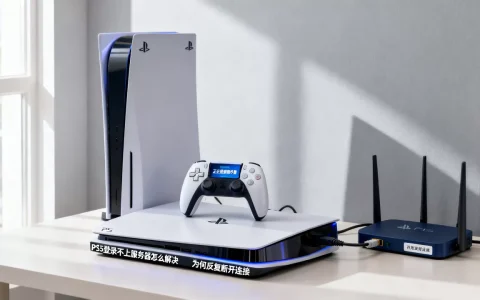 PS5登录不上服务器怎么解决，为何反复断开连接？