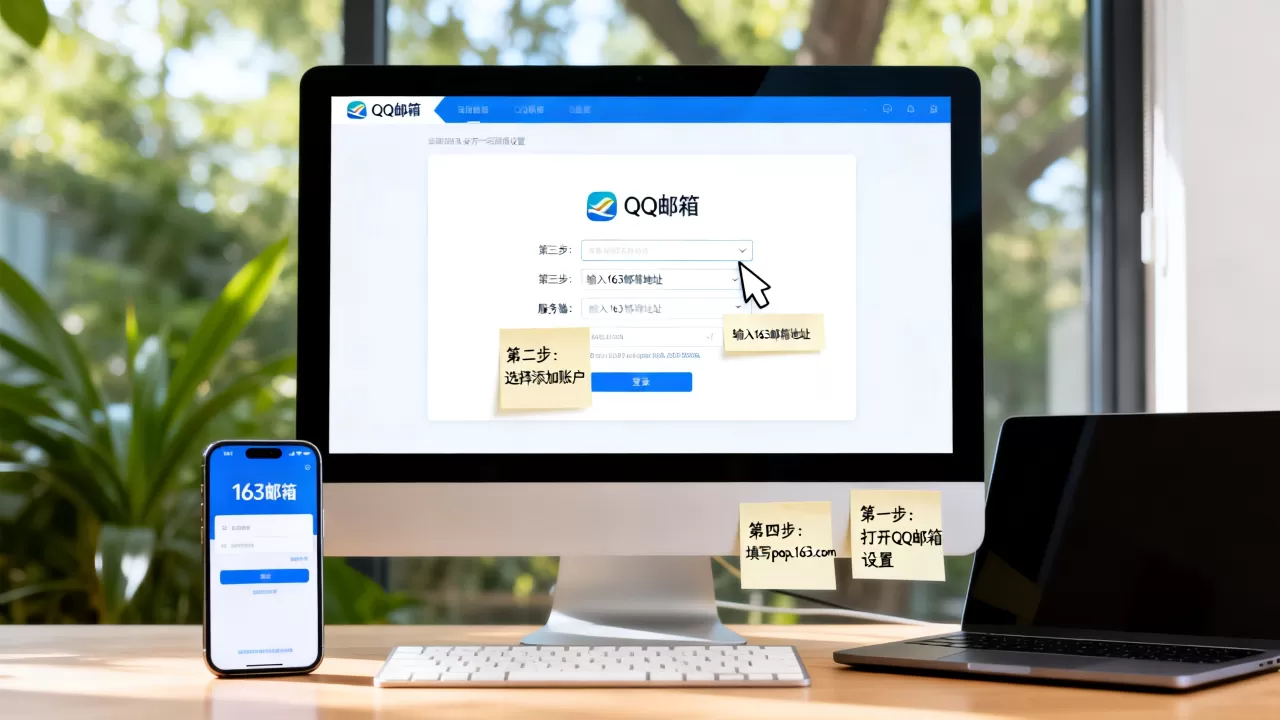 QQ邮箱怎么绑定163邮箱,163邮箱服务器地址怎么填? QQ邮箱怎么绑定163邮箱,163邮箱服务器地址怎么填?
