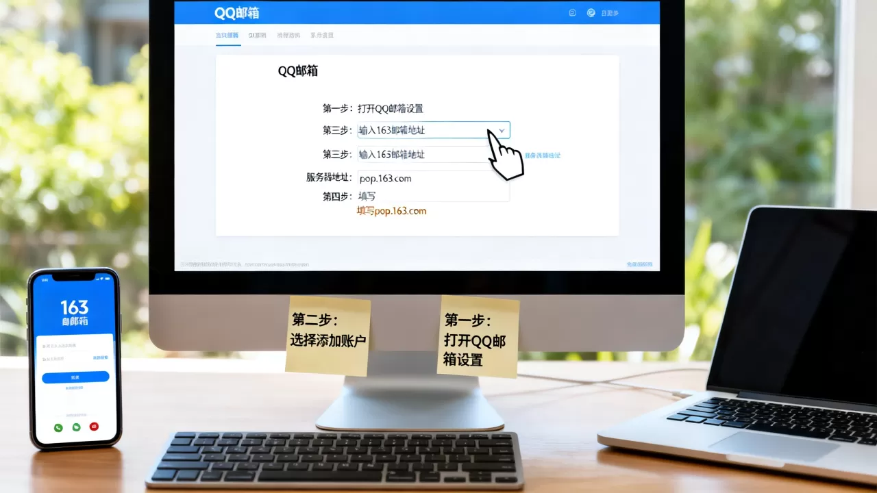 QQ邮箱怎么绑定163邮箱,163邮箱服务器地址怎么填? QQ邮箱怎么绑定163邮箱,163邮箱服务器地址怎么填?