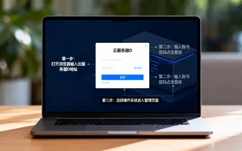 怎么登陆云服务器D的操作系统，具体操作流程是什么