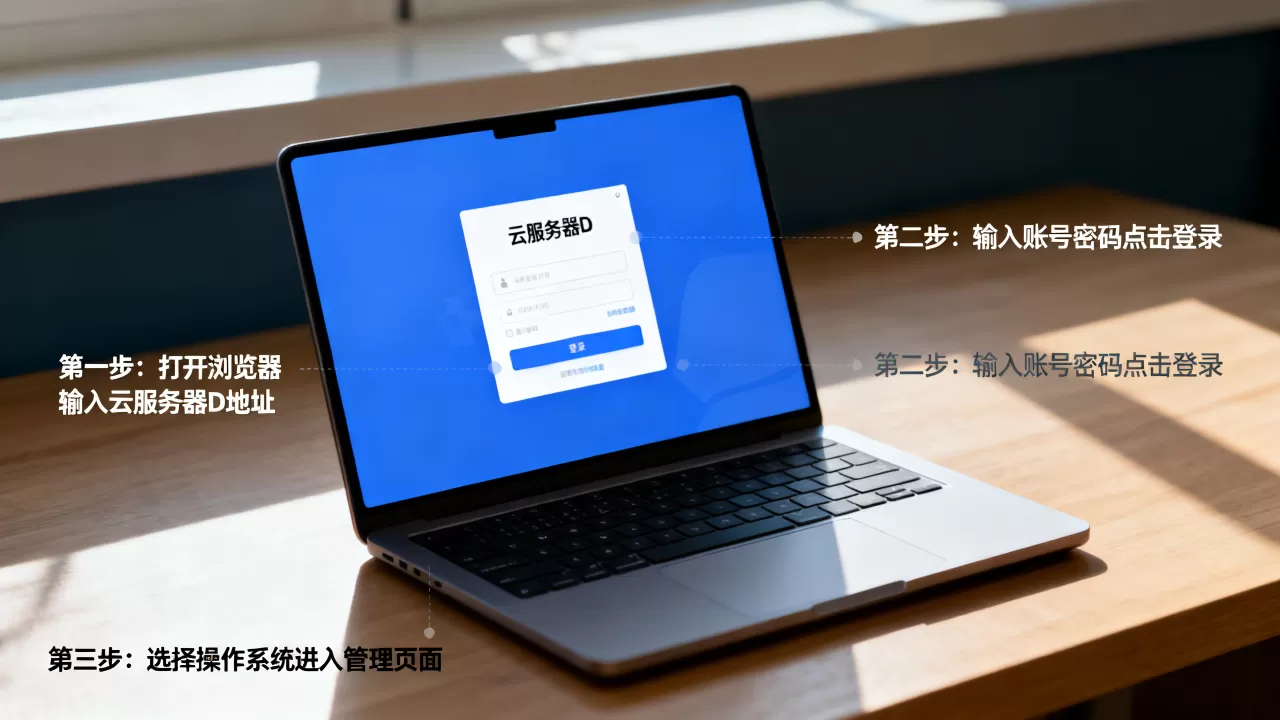 怎么登陆云服务器D的操作系统,具体操作流程是什么 怎么登陆云服务器D的操作系统,具体操作流程是什么